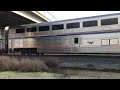 Amtrak California Zephyr #6 eastbound in Roseville, CA 1/17/24