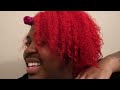 Making a Big Hair Transformation with Bleach - Dying my hair red & pink