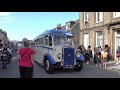 Scotland the Brave by the Massed Bands on the march after the 2019 Dufftown Highland Games in Moray