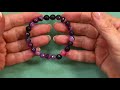 How To Make A Beaded Elastic Bracelet - No Glue, Professional Method - Easy DIY jewelry tutorial