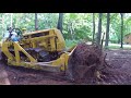 Caterpillar D2 Bulldozing Stumps