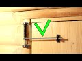 How to make a door closer from cheap materials!