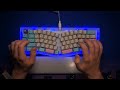Switch Couture Acrylic Alice with T1 Switches Typing Test