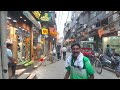 Delhi Walking Tour | Evening walk around Chandni Chowk Market in Old Delhi | India🇮🇳 | 4K HDR