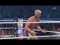 Cody Rhodes vs Seth Rollins Wrestlemania 38 recreation