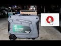 Cummins P4500i generator start up & overview,