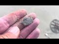 Metal detecting at two beaches