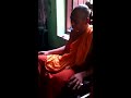 Buddhist Monk afternoon chanting, Myanmar