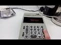 Vintage Calculator Icc-805 Slow Motion Calculation