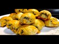Cream Cheese and Spinach Puff Pastry |  Great Snacks | Bolends