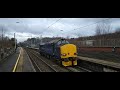 Colas Rail 37612 powers past Longport, 0Z32 Derby R.T.C to Crewe IEMD 16th of February 2024