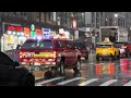 FDNY Engine 54 and Battalion 9 Responding