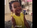 ‘Hi baby girl!’ Adorable toddler repeats her mom in the most angelic voice l GMA