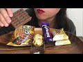 ASMR | CHOCOLATES 【FERRERO, CADBURY, GLICO BITTE, & BIG THUNDER CHOCOLATE】【EATING SOUND】NO TALKING