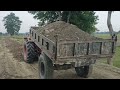 Swaraj 855, Massey 7250, Mahindra 575, Sonalika DI 50 RX Race And Sandgravel sighting JCB machine