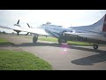 B-17 Yankee Lady starts up at the Air Zoo #aviation