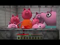 What if JJ and Mikey Found Peppa Pig's Security House in minecraft Maizen