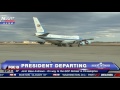 FNN: President Trump Departs On Air Force One For The First Time