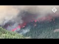 Huge wildfire rips through California