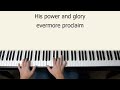 O Holy Night - Christmas piano instrumental with lyrics