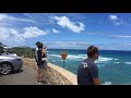 Diamond Head Road ocean view Oahu, Hawaii.