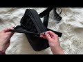 Video review of Lululemon Commuter Sling Bag.