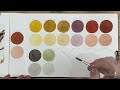 🎨 Exploring Essee Watercolors: 12 Antique Earth Set Swatch Review! 🌟 #esseewatercolors #watercolors