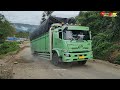 Reverse Motorcycle!!! The truck reversed almost uncontrollably on the incline of Batu Jomba