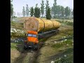 Extreme Dangerous Monster Logging Wood Truck Driving Skills - Spintires Mudrunner