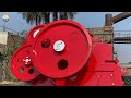Process of Making Power Wheel To Use Thresher Machine | Metal Recycling Process in Factory
