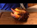 Brined Rotisserie chicken - Gas Grill
