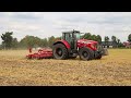 Prace pożniwne w Gr Skolarus 2024 talerzowanie Massey Ferguson 6495 & Horsch Joker 5CT