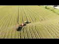 OLIVER 770 Tractor Baling Hay