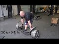 Squat 155 kg / 341 lbs, Hex bar deadlift 245 kg / 540 lbs - July 20, 2024