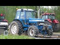 Ford Major, TW10, TW20, TW25, TW30, 8630, 8700 & 9600 Pulling The Sledge | Danish Tractor Pulling