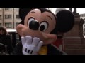 Mickey Mouse visits London to invite guests to Mickey's Magical Party at Disneyland Resort Paris