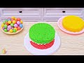 Amazing KitKat Cake Dessert | Easy Miniature Rainbow KitKat Chocolate Cake Decorating Recipe