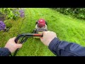 Full POV Yard Lawn Mowing - Tall Grass! Let's Start - Ep.1 - Real Time Raw Audio