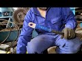 How Vietnamese people repair and restore wood pellet presses to make fuel for Europe