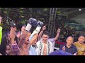 Prince Albert Pagara wins the vacant IBF Asia Lightweight Belt via Majority Decision in Passi City