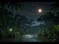 The Jungle At Night | 4K Ambience For Sleeping, Studying Or Relaxing