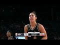 Refs Separate Kelsey Plum & Powers After Foul, Everyone Laughs | Las Vegas Aces vs Minnesota Lynx