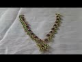 Jewellery Making Necklace | Seed Bead Crystal leaf model necklace jewelry making