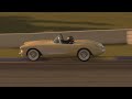 Epic Sunset Showdown: Corvette C1 '58 vs Muscle Car Legends at Michelin Raceway Road Atlanta