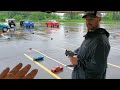 Racing in the rain with Kyosho MK2 💢📣PARKING LOT WARS, Street Racing🏎💥💢 June 23rd 2024