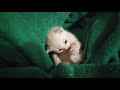 Lil White Kitten: Grooming in the blanket