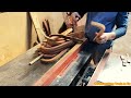 Woodworking - Transforming Reclaimed Wood: Crafting a Table from Railway and Old House Timber