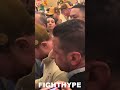 Canelo EMBRACES Mayweather CEO after DISRESPECTING De La Hoya & SHARE A LAUGH