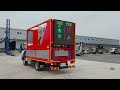 K-간판 자동설치차 실제 시연 영상