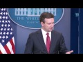 1/13/17: White House Press Briefing